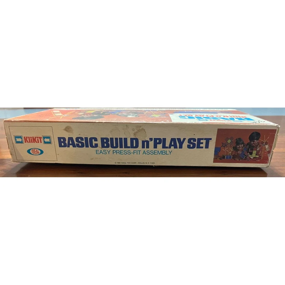 Ideal KliKit Basic Build n‎ Play Set Building Toy Vintage 1960s